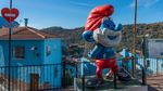 Foto: Kota Smurf di Dunia Nyata