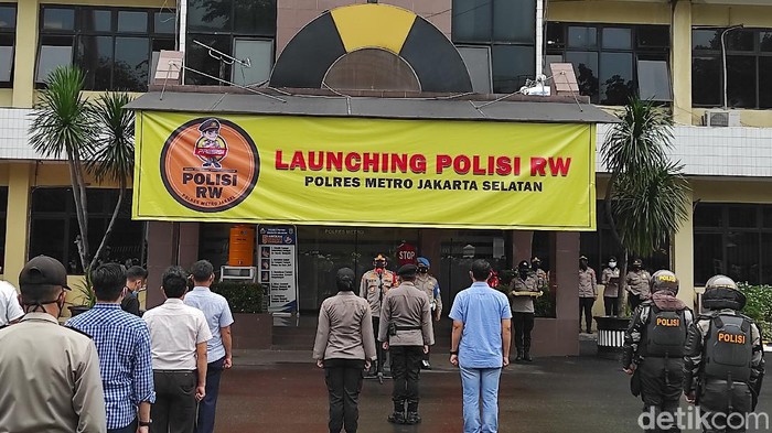Launching Polisi RW di Polres Metro Jaksel (Azhar/detikcom)