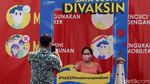 Pelaksanaan Vaksinasi Massal di Pasar Beringharjo
