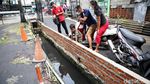 Penampakan Saluran Air di Koja yang Disulap Jadi Kolam Ikan