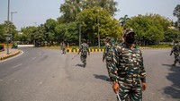 Kebijakan lockdown juga pernah diterapkan oleh India pada 24 Maret 2020. Beberapa negara lain juga pernah menerapkan kebijakan lockdown guna menekan penyebaran virus Corona. (Getty Images)