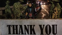 Kota Manila di Filipina juga pernah menerapkan kebijakan lockdown secara ketat. Tentara bahkan dikerahkan untuk menjaga jam malam. Ezra Acayan/Getty Images.