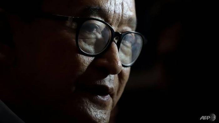 Tokoh Opisisi Kamboja Sam Rainsy