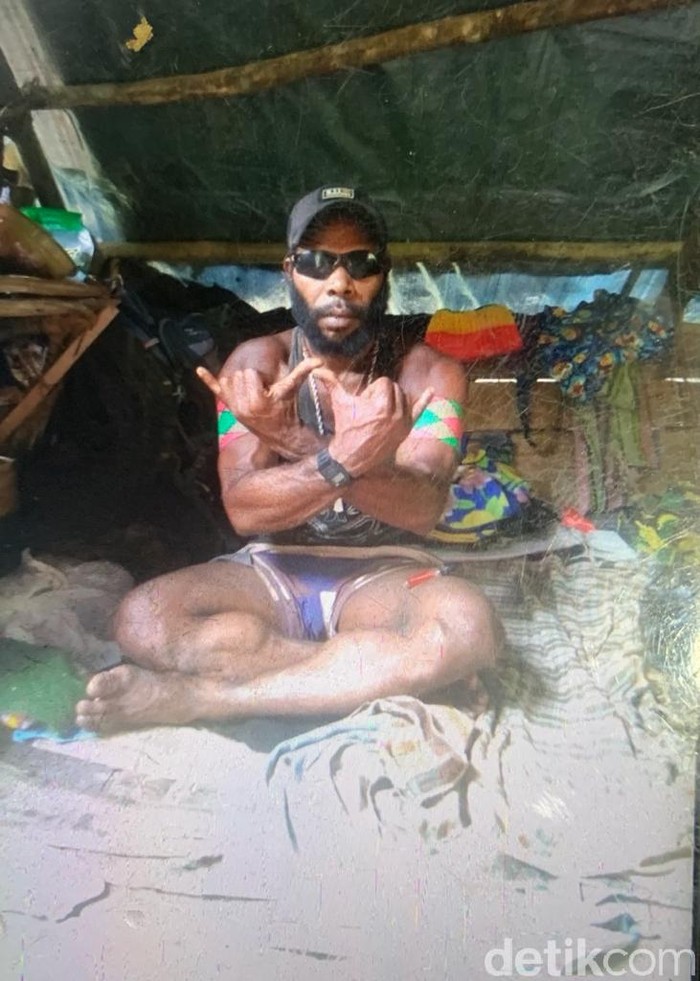 Anggota KKB yang juga Danton Kodap III Kalikopi, Ferry Elas yang tewas dalam kontak tembak di Mimika (dok Polda Papua)