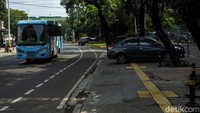 Penataan trotoar ini dipaparkan tetap mempertahankan identitas sebagai kawasan Cagar Budaya dan menjadikan kawasan transit oriented development (TOD). 