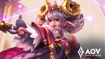 Hero Alice lucu dan menggemaskan, tapi sangat berbahaya karena Skill Hissy Fit dengan Range yang cukup besar dan akan mengurangi Magic Defense lawan sebesar 30%. Jika dikombinasikan dengan Hero Magic seperti Zata ataupun Lorion, Alice akan merepotkan lawan. (Arena of Valors/Garena)