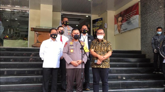 Kapolda Metro Jaya Irjen Fadil Imran menjelaskan tujuan rapat koordinasi dengan Kementerian ATR untuk meningkatkan kerja sama memberantas mafia tanah, Rabu (3/3/2021).