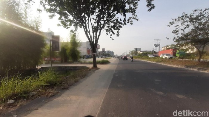 Langit Pekanbaru, Riau cerah Rabu (3/3) pagi