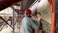Meski belum sempurna, tetapi proyek restorasi yang dimulai pada bulan September 2020 lalu itu, masih terus digarap sampai sekarang. 
