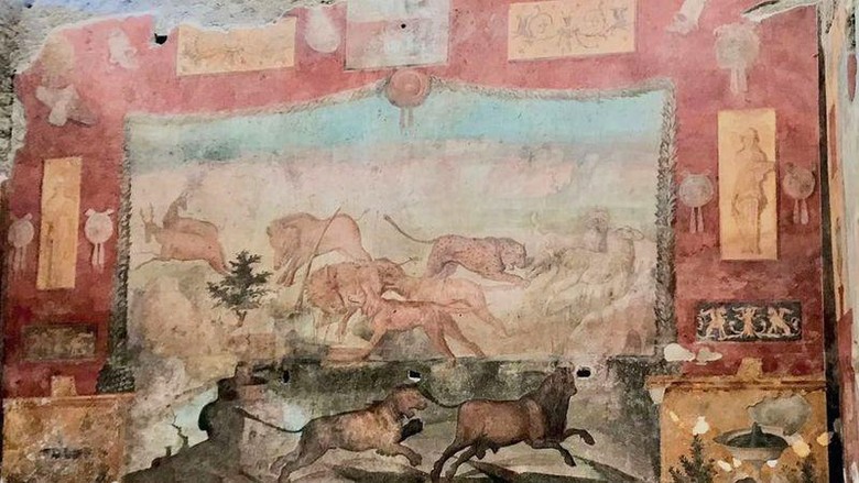 Lukisan Dinding Tertua Pompeii berhasil direstorasi