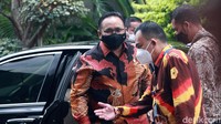 Yaqut tiba di gedung KPK, Jalan Kuningan Persada, Jakarta Selatan, Rabu (3/3/2021) pukul 14.00 WIB.