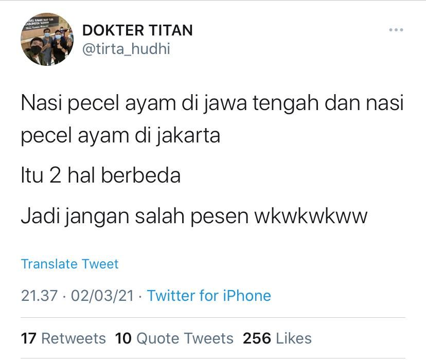 Meski Namanya Sama, Pecel Ayam di Jakarta dan Jawa Tengah Beda Racikannya