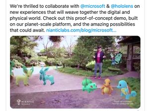 Lebih Seru! Pokemon Go Dimainkan Pakai HoloLens 2