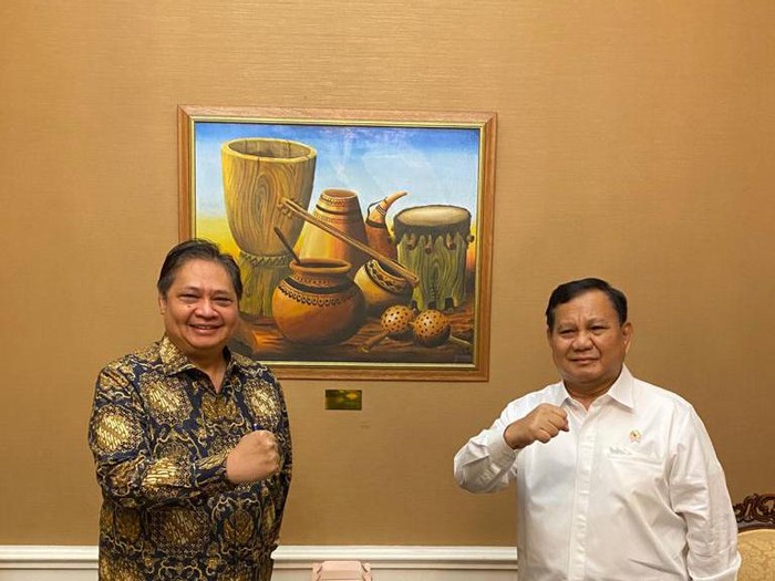Prabowo Subianto dan Airlangga Hartarto (Dok. Istimewa)