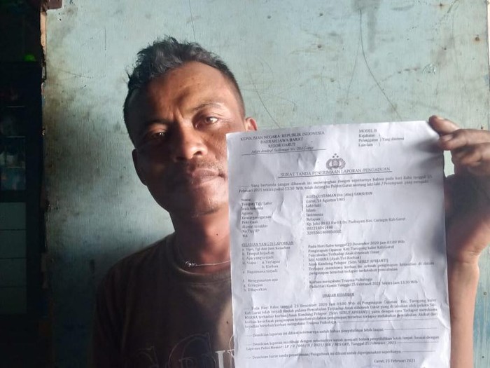 Pria di Garut melaporkan pencabulan yang dialami anaknya oleh ayah tirinya