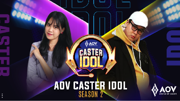 AOV Caster Idol Season 2 oleh Garena menampilkan Auranina dan Zelta