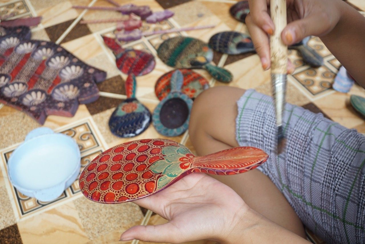 Batik kayu Bantul