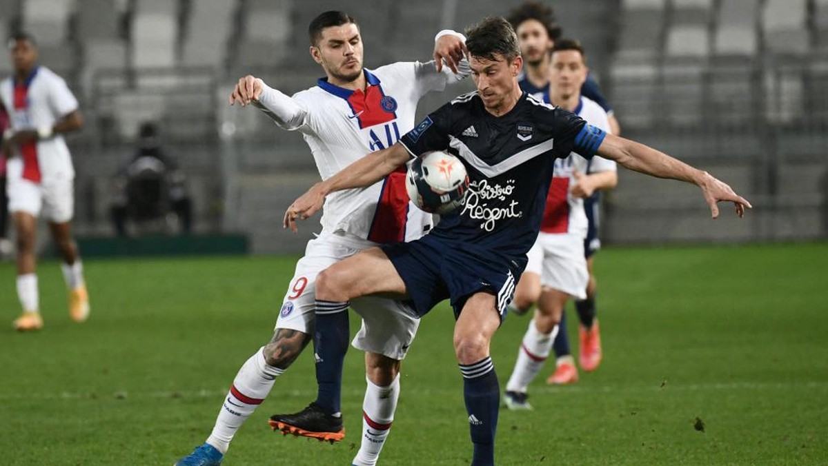 Laga Bordeaux vs PSG dimenangi Les Parisiens dengan skor 1-0 (Foto: AFP/PHILIPPE LOPEZ)