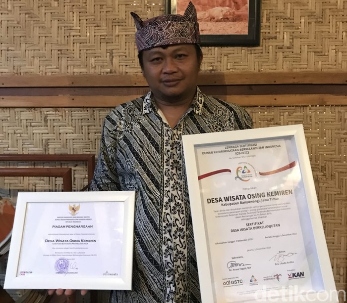 desa kemiren mendapatkan penghargaan
