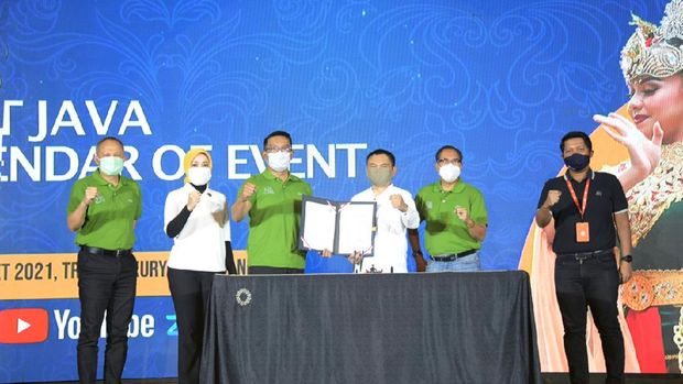 Gubernur Jawa Barat Ridwan Kamil di acara kalender event