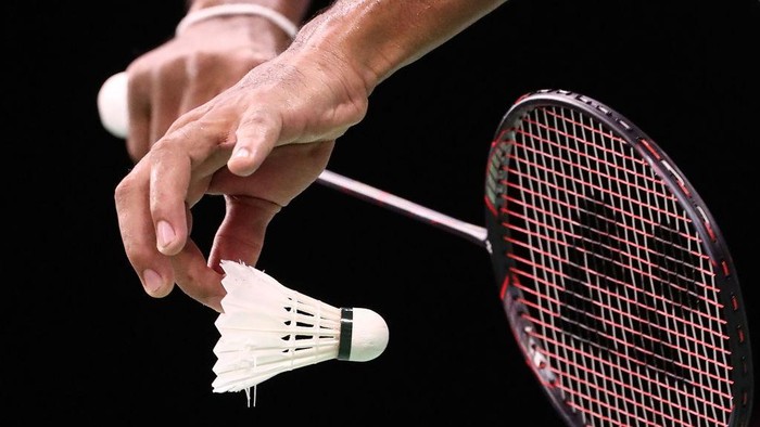 GOLD COAST, AUSTRALIA - APRIL 05:  A detail view of a badminton raquet and shuttlecock during the Badminton Mixed Team Group Play Stage - Group A on day one of the Gold Coast 2018 Commonwealth Games at Carrara Sports and Leisure Centre on April 5, 2018 on the Gold Coast, Australia.  (Photo by Scott Barbour/Getty Images)