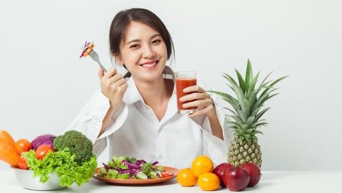 Ilustrasi sayur dan buah