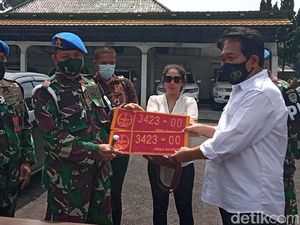 Aksi Wanita Bandung Pamer Pelat Dinas TNI Palsu Berujung Dijemput Denpom