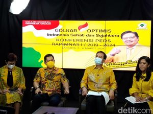 Golkar Gelar Rapimnas 2021 Besok, Bahas Persiapan Pilkada-Pilpres