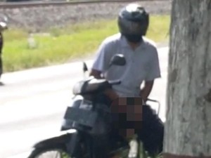 Beredar Video Pria Onani di Pinggir Jalan Raya Blitar