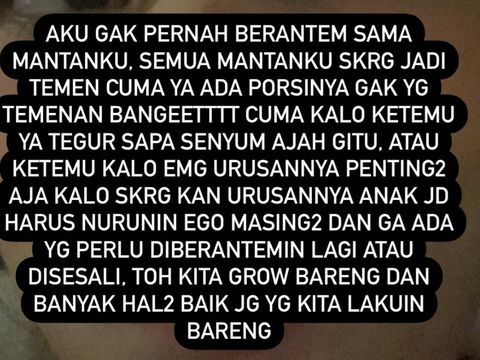 Rachel Vennya tidak pernah selingkuh