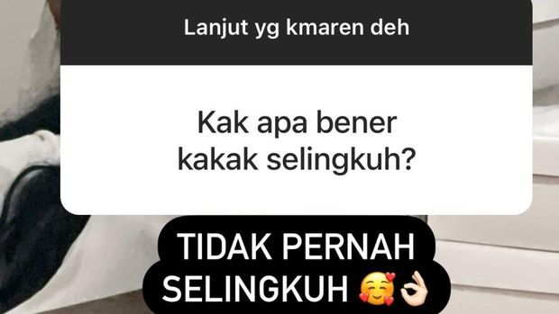 Rachel Vennya tidak pernah selingkuh