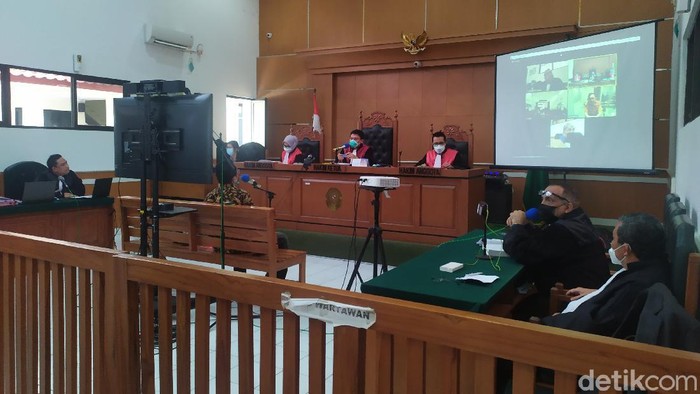 Sidang Syahganda Nainggolan (Luqman Nurhadi/detikcom)