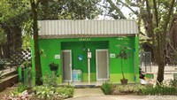Toilet di Taman Balai Kota Bandung.