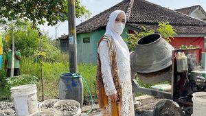 7 Gaya Chacha Frederica Bertugas Jadi Istri Bupati Kendal, Cantik Berkebaya
