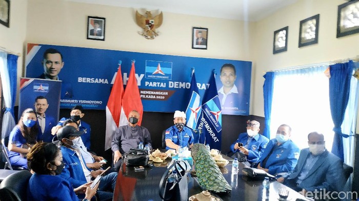 DPD Partai Demokrat Bali melaksanakan Rakorda guna menyikapi KLB (Tim detikcom).