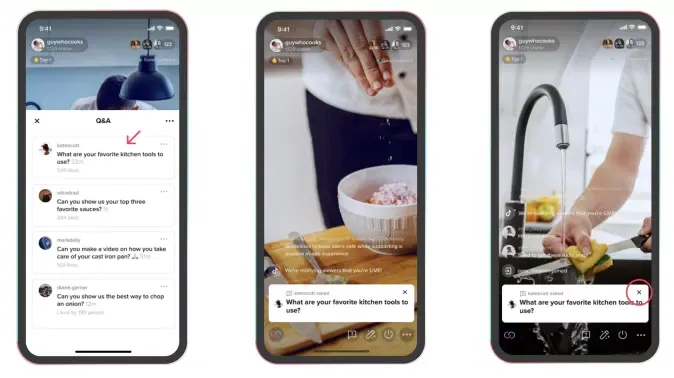 Fitur Q&A TikTok
