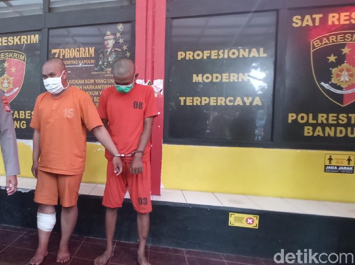 Jambret bermotor yang Seret korbannya di Bandung ditangkap