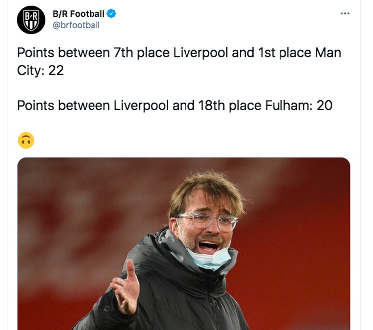 5 Kali Kalah di Kandang, Liverpool Jadi Bahan Ejekan