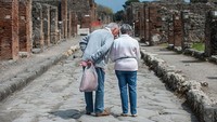 Saat ini kota Pompeii merupakan salah satu dari Situs Warisan Dunia UNESCO. Getty Images/Giorgio Cosulich  