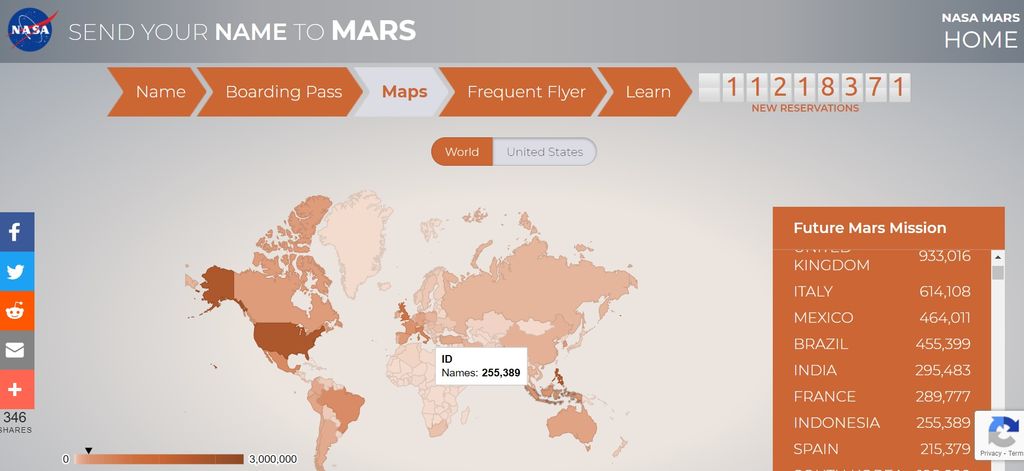 NASA kembali membagikan 'tiket gratis' lagi kepada warga Bumi yang ingin ke Mars.