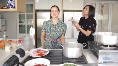 Pandai Masak, Ini Gaya Noor Nabila saat Masak di Dapur