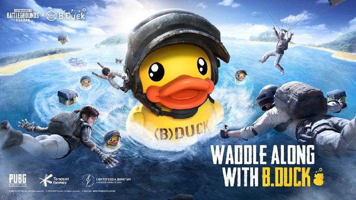 Unik, PUBG Mobile Kolaborasi dengan B.Duck