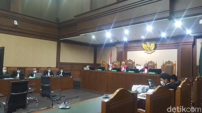 Sidang kasus suap-gratifikasi Nurhadi beberapa waktu lalu. (Zunita/detikcom)