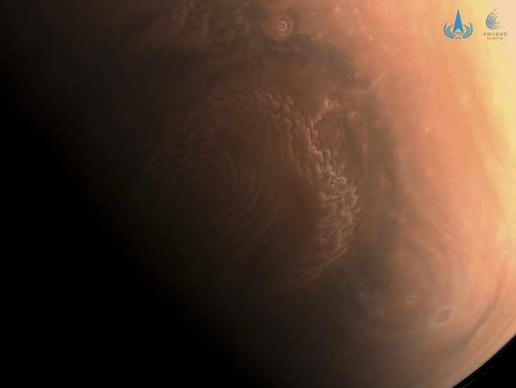 Foto Planet Mars Tianwen-1