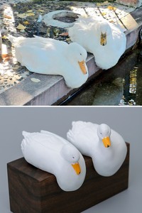 Seniman Jepang bernama Meetissai bikin patung dari foto lucu hewan.