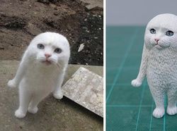 Seniman Ini Bikin Patung dari Foto Hewan yang Viral, Gemas!