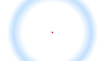 Jika titik di tengah dilihat selama 20 detik, maka lingkarannya seakan menghilang. Ini juga ilusi optik yang sudah lama beredar. Foto: Insider