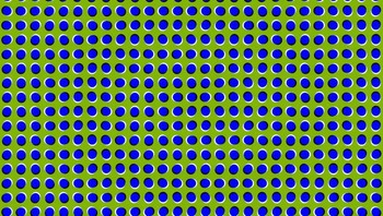 Titik-titiknya terlihat bergerak padahal tidak demikian. Foto: Insider