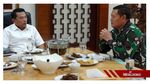 Moeldoko Saat Makan Es Krim Bareng Ahok dan Tumpengan Bareng Keluarga