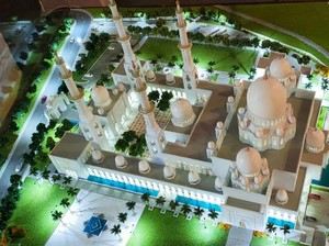 Gibran Buka-bukaan Desain Masjid Syeikh Zayed ala Solo